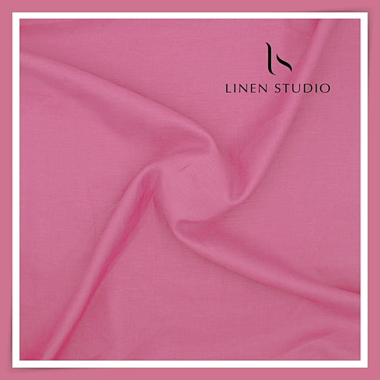 Burgoyne Premium Linen 70 Lea Shirting - Blush Pink (NEW)