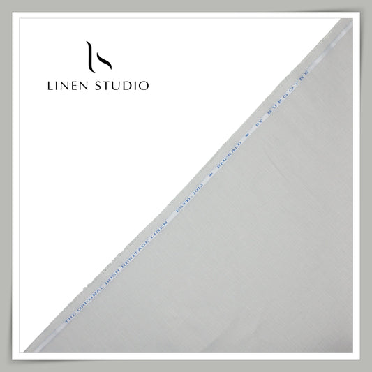 Burgoyne Premium Linen 70 Lea Shirting - Silver Grey (NEW)
