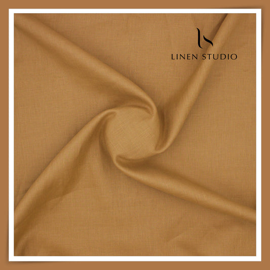 Burgoyne Premium Linen 70 Lea Shirting - French Beige (NEW)