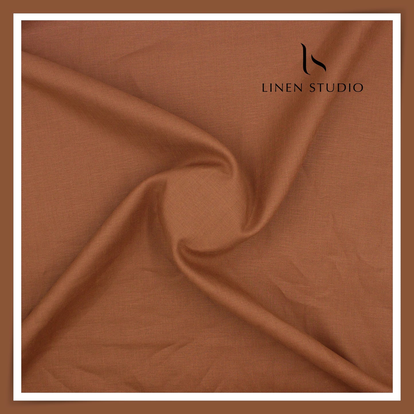 Burgoyne Premium Linen 70 Lea Shirting - Ginger Bread (NEW)