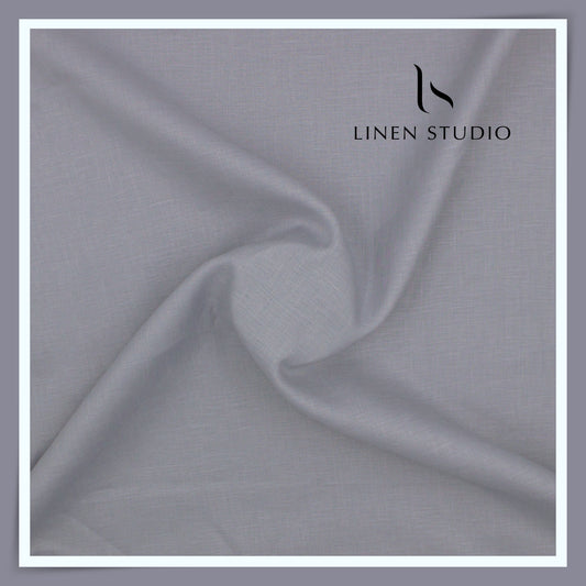 Burgoyne Premium Linen 70 Lea Shirting - Santa Grey (NEW)