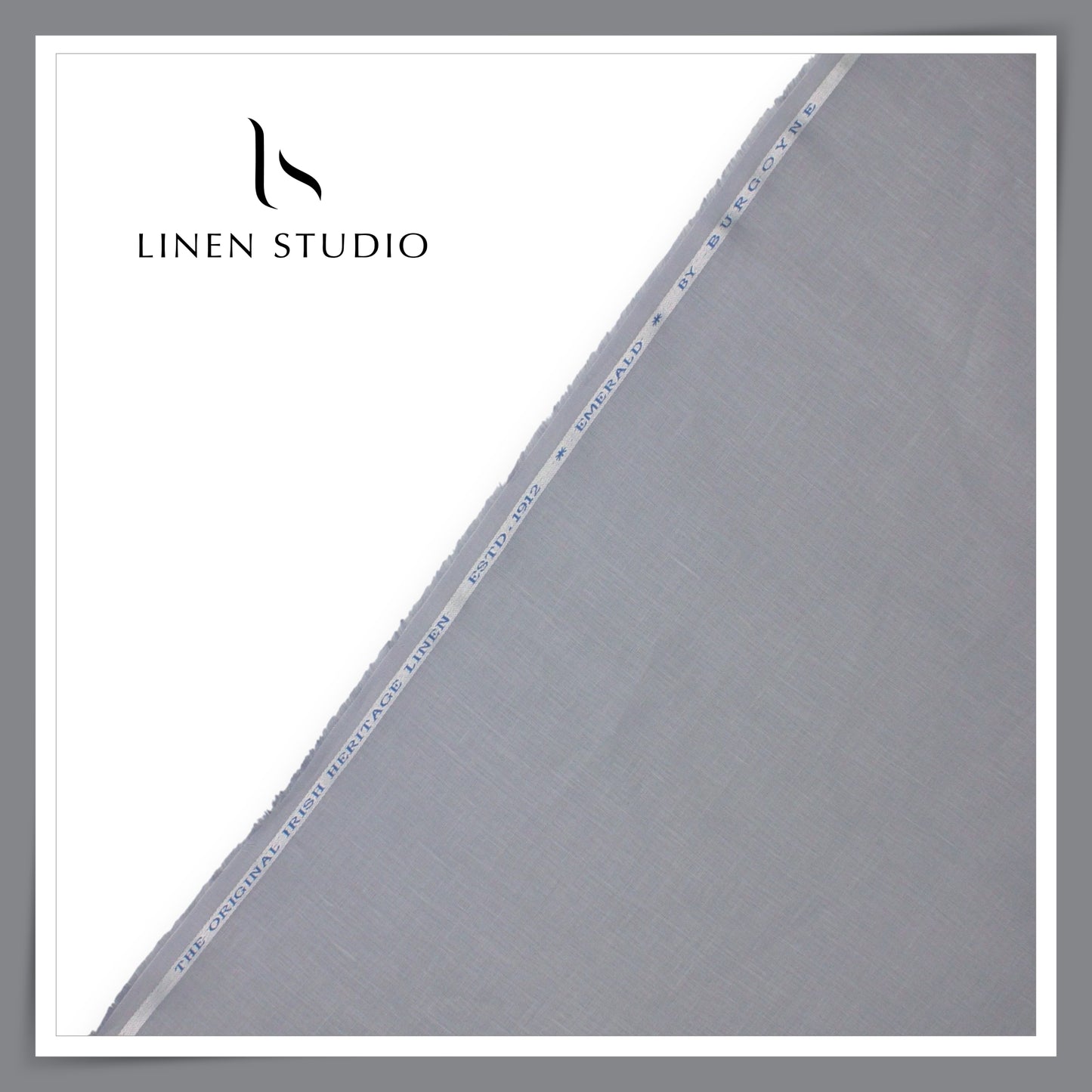 Burgoyne Premium Linen 70 Lea Shirting - Santa Grey (NEW)