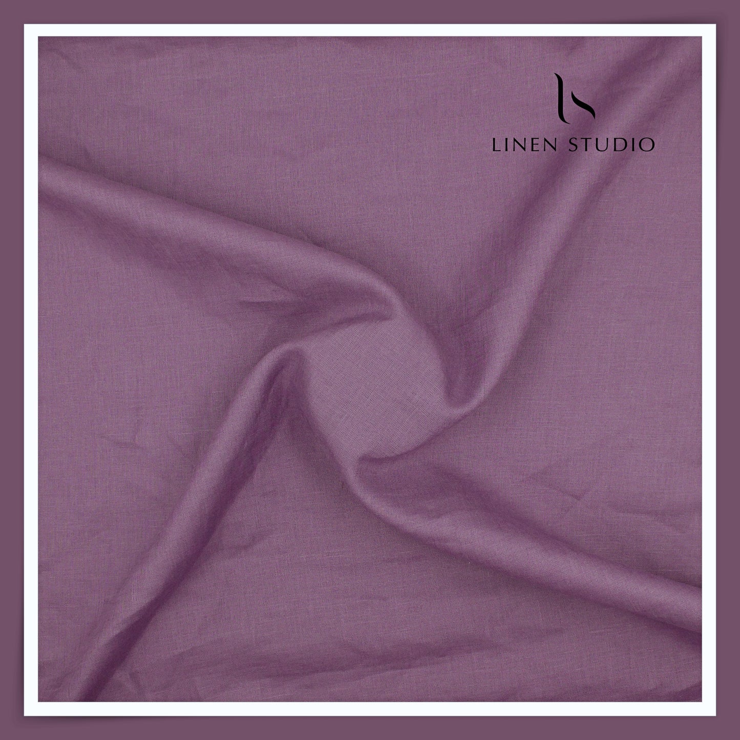 Burgoyne Premium Linen 70 Lea Shirting - Dirty Purple (NEW) (Most Liked)