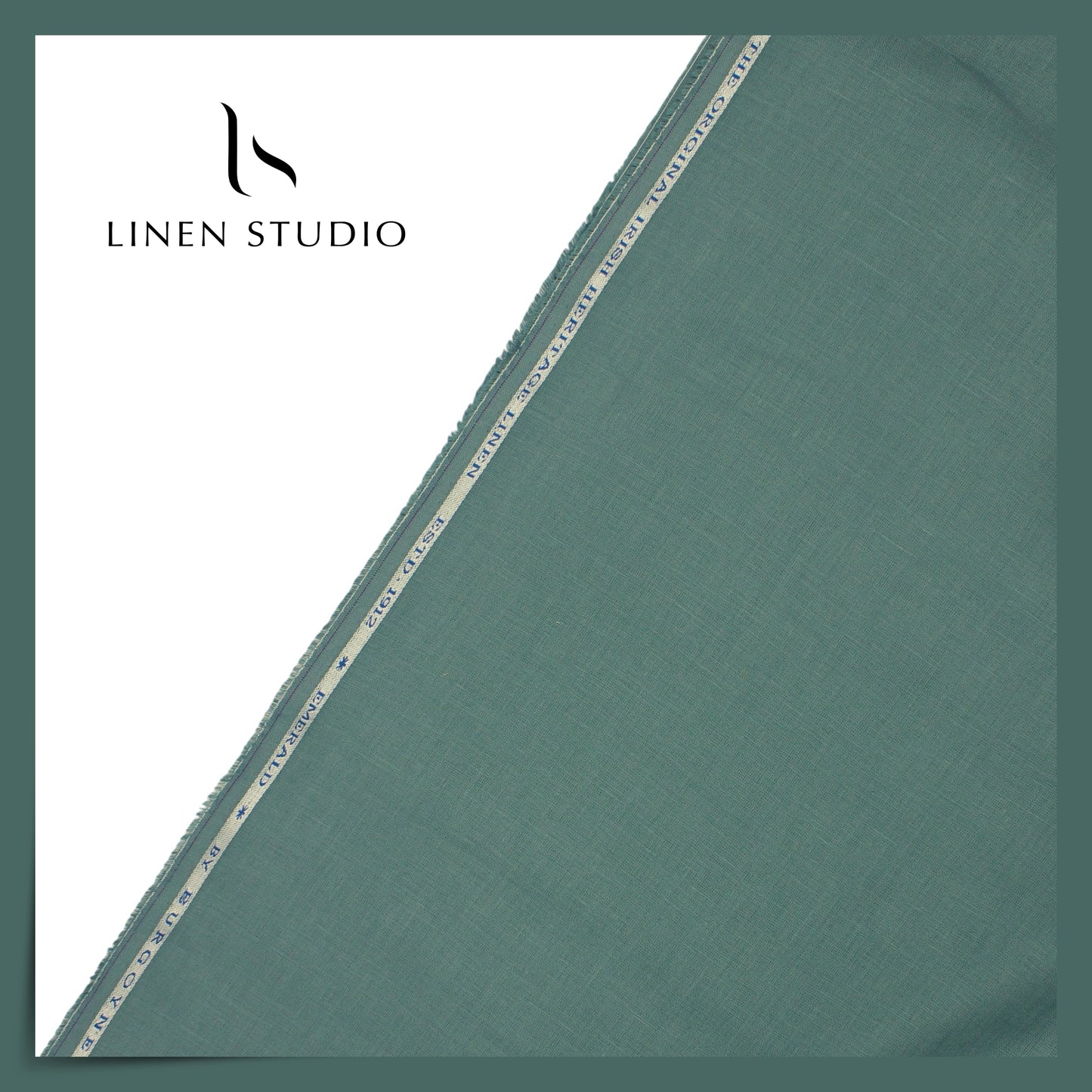 Burgoyne Premium Linen 70 Lea - Myrtle Green