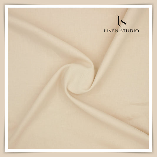 Burgoyne Premium Linen 70 Lea Shirting - Spanish Vanilla (NEW)