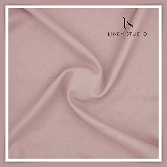 Burgoyne Premium Linen 70 Lea Shirting - Pink Martini (NEW)