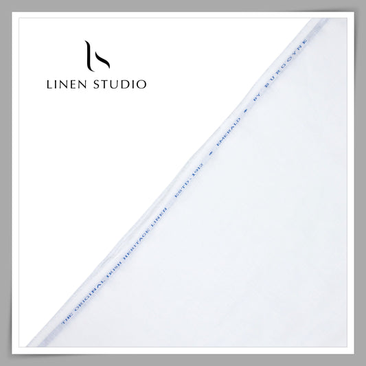 Burgoyne Premium Linen 70 Lea Shirting - Bright White (NEW)