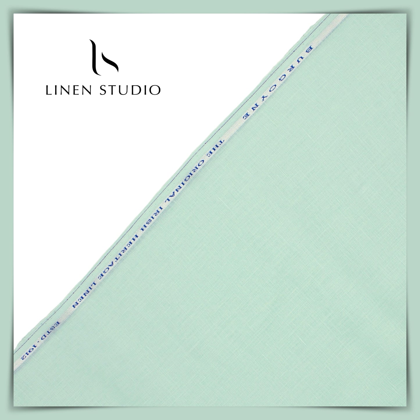 Burgoyne Premium Linen 70 Lea - Light Aqua
