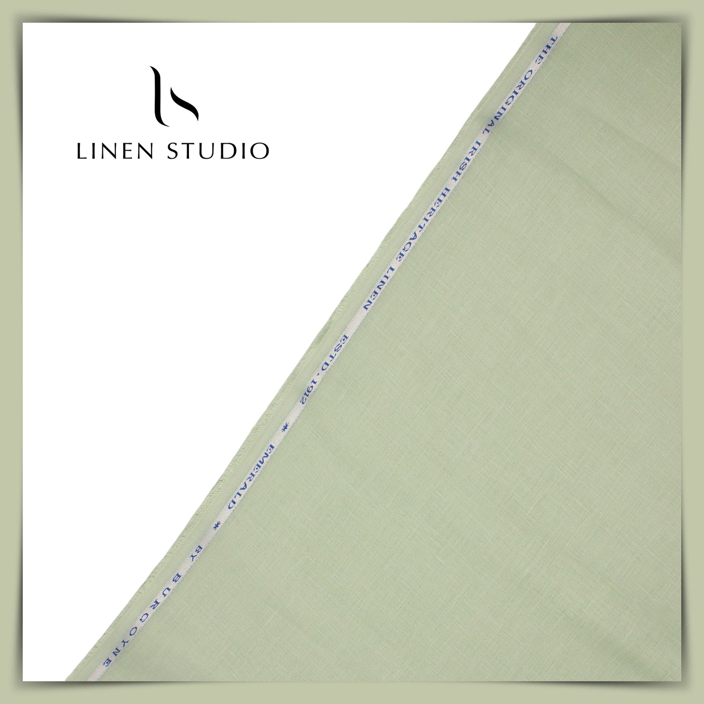 Burgoyne Premium Linen 70 Lea - Mint Green