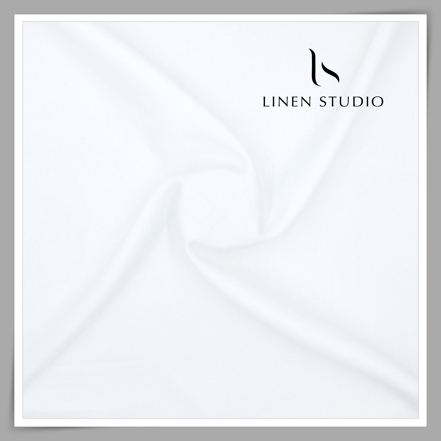 White 40 Lea Premium Linen Suiting by Burgoyne - Fabio (NEW) (Limited Stock)