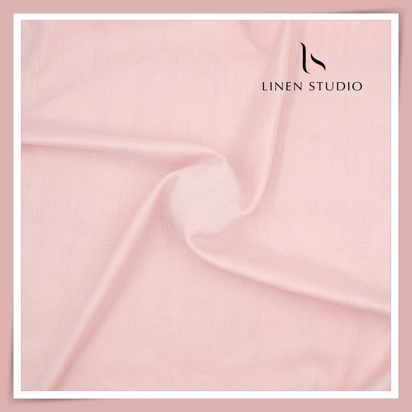 70 Lea Netted Premium Shirting by Burgoyne - Oyster Pink (NEW)