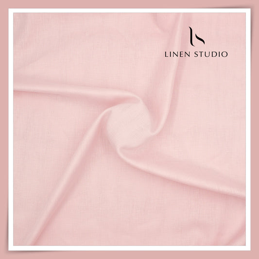 70 Lea Netted Premium Shirting by Burgoyne - Oyster Pink (NEW)