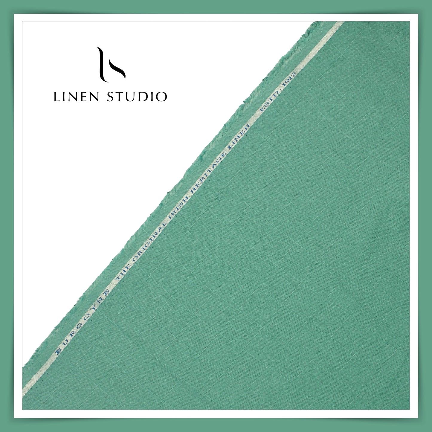70 Lea Self Checks by Burgoyne - Greenish Teal