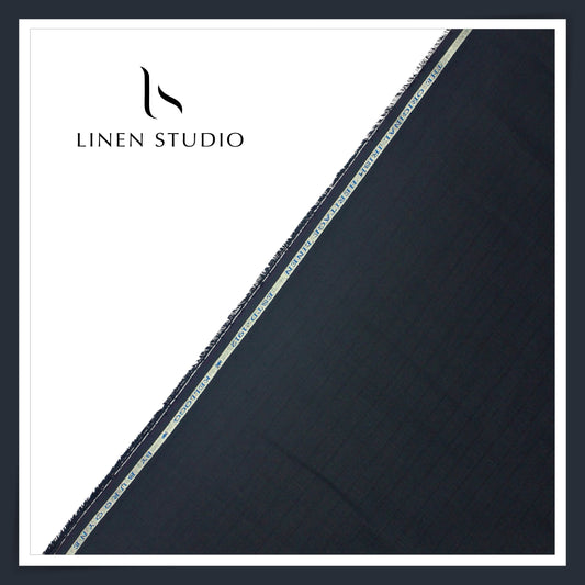 70 Lea Self Stripe Shirting by Burgoyne - Gunmetal Grey (NEW) (Fastest Selling)