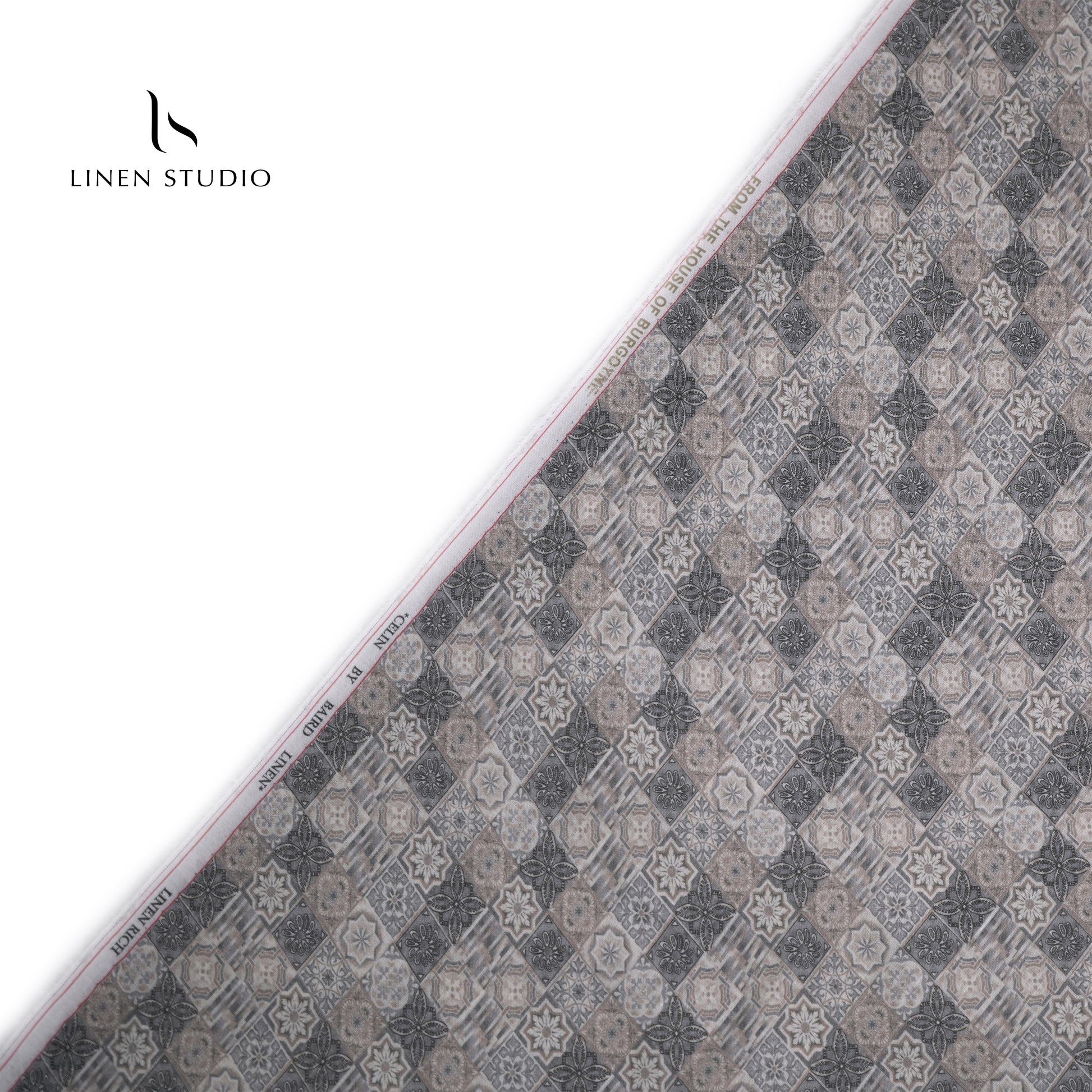 Burgoyne Linen 95% Cotton 5% - Digital Printed - Linen Studio