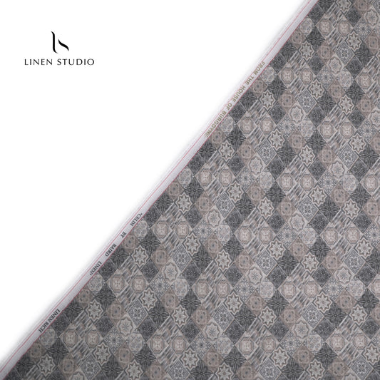 Burgoyne Linen 95% Cotton 5% - Digital Printed - Linen Studio