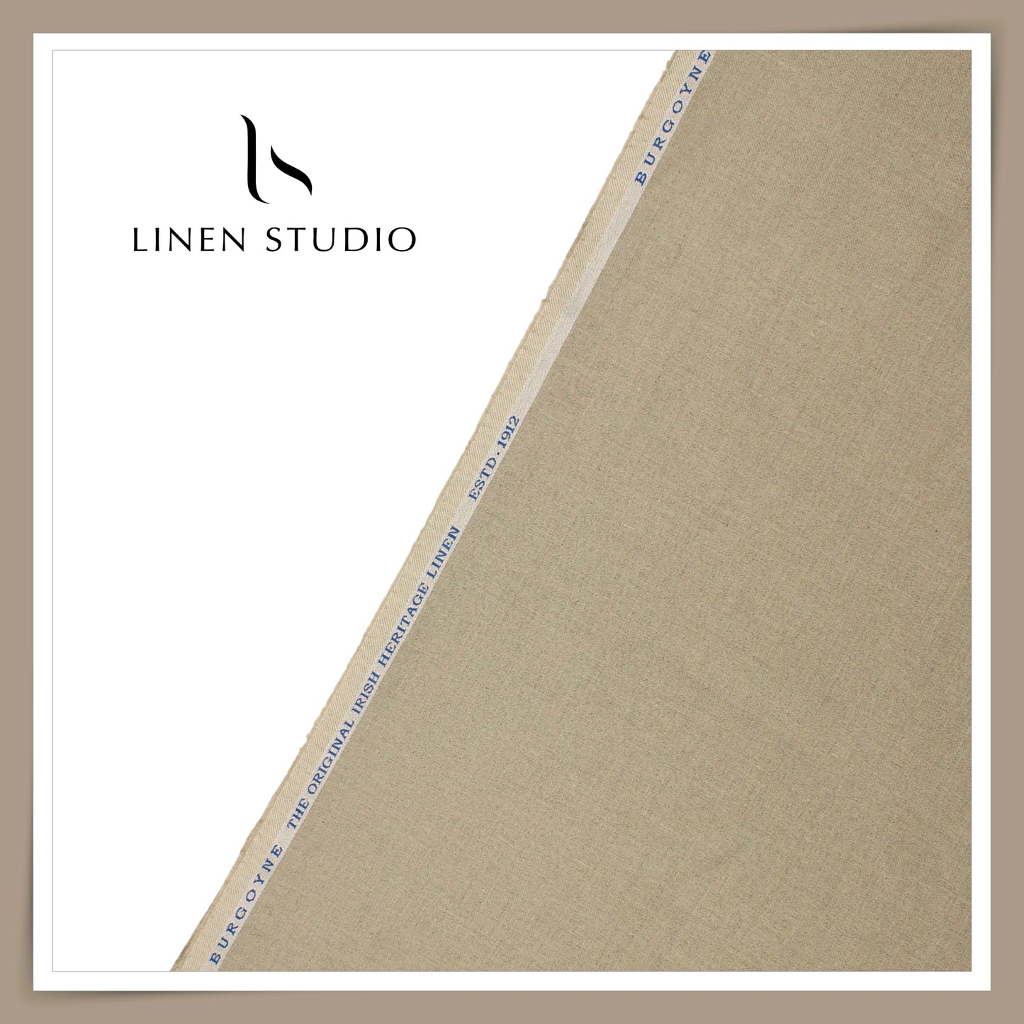 Burgoyne Pure Linen Premium Suiting - Natural (Summer Collection) (NEW)