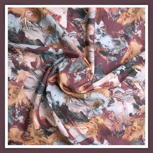 Burgoyne Linen 90% Cotton 10% - Printed - Linen Studio