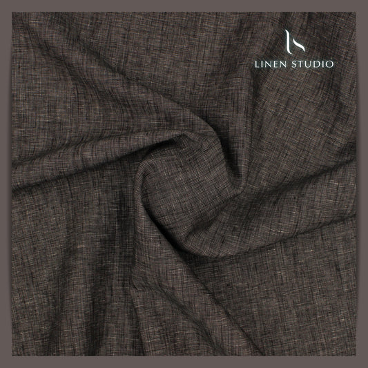 50 CM SUITING - 40 LEA PURE LINEN PICK & PICK BY BURGOYNE - EB 110 (FLAT RATE)