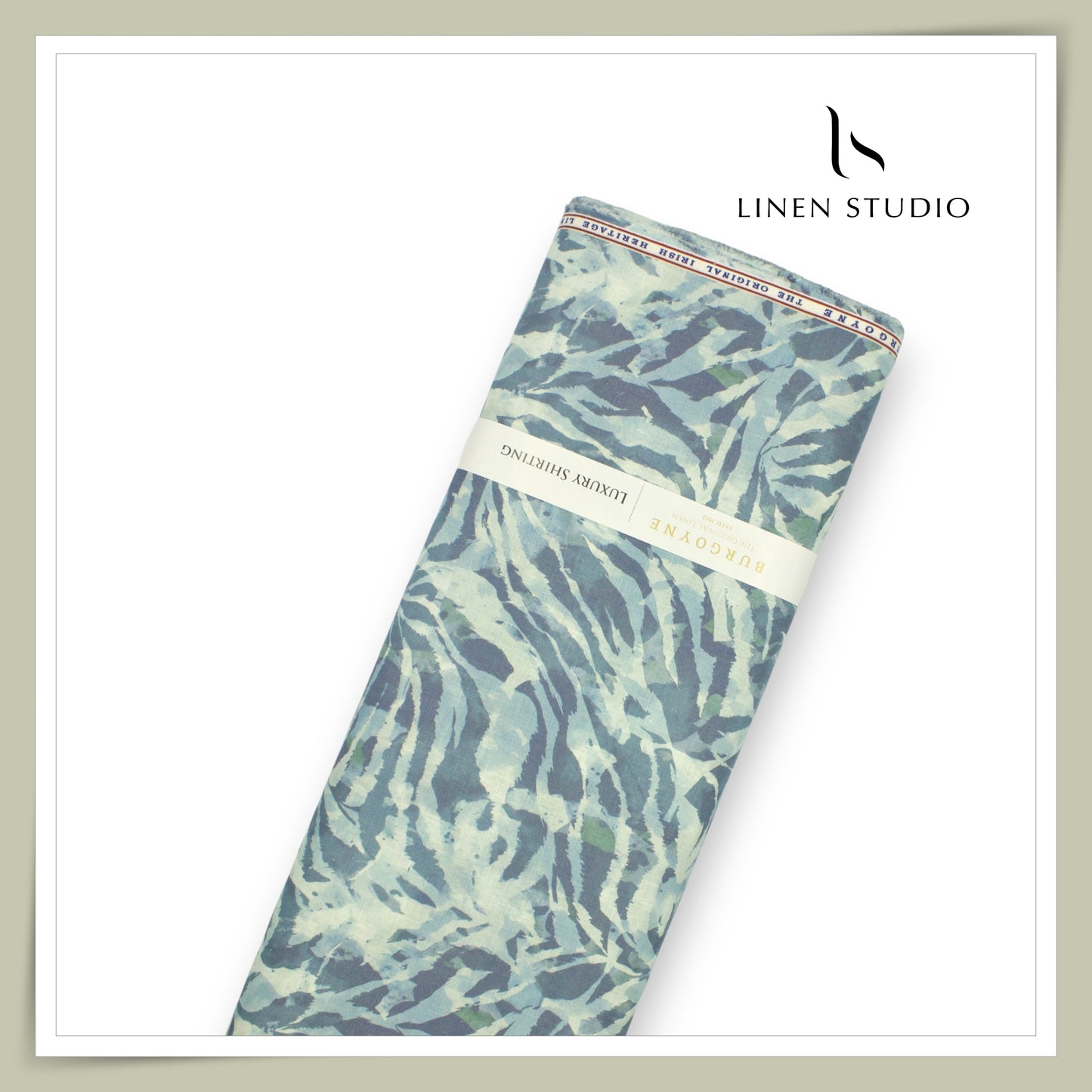 Burgoyne 70 Lea Premium Linen Digital Printed Shirting - Abstract (NEW)