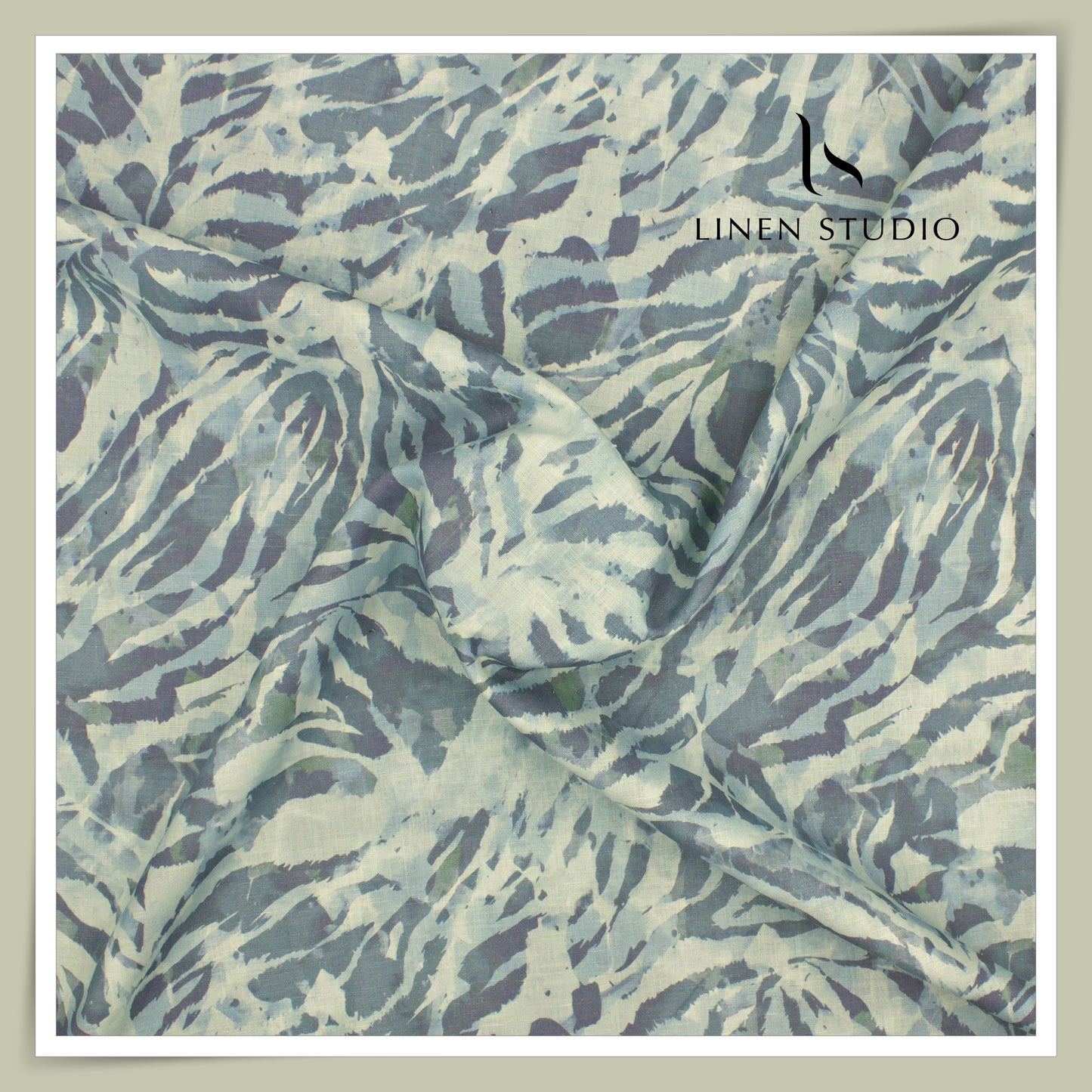 Burgoyne 70 Lea Premium Linen Digital Printed Shirting - Abstract (NEW)