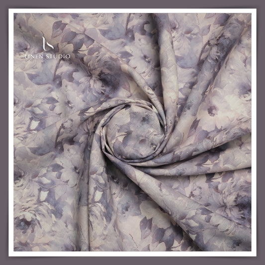 Burgoyne 70 Lea Premium Linen Digital Print - Bakain Puspam - Linen Studio