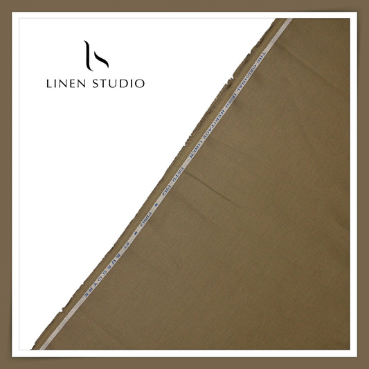 Burgoyne Premium Linen 40 Lea Suiting - Roman Brown (NEW)