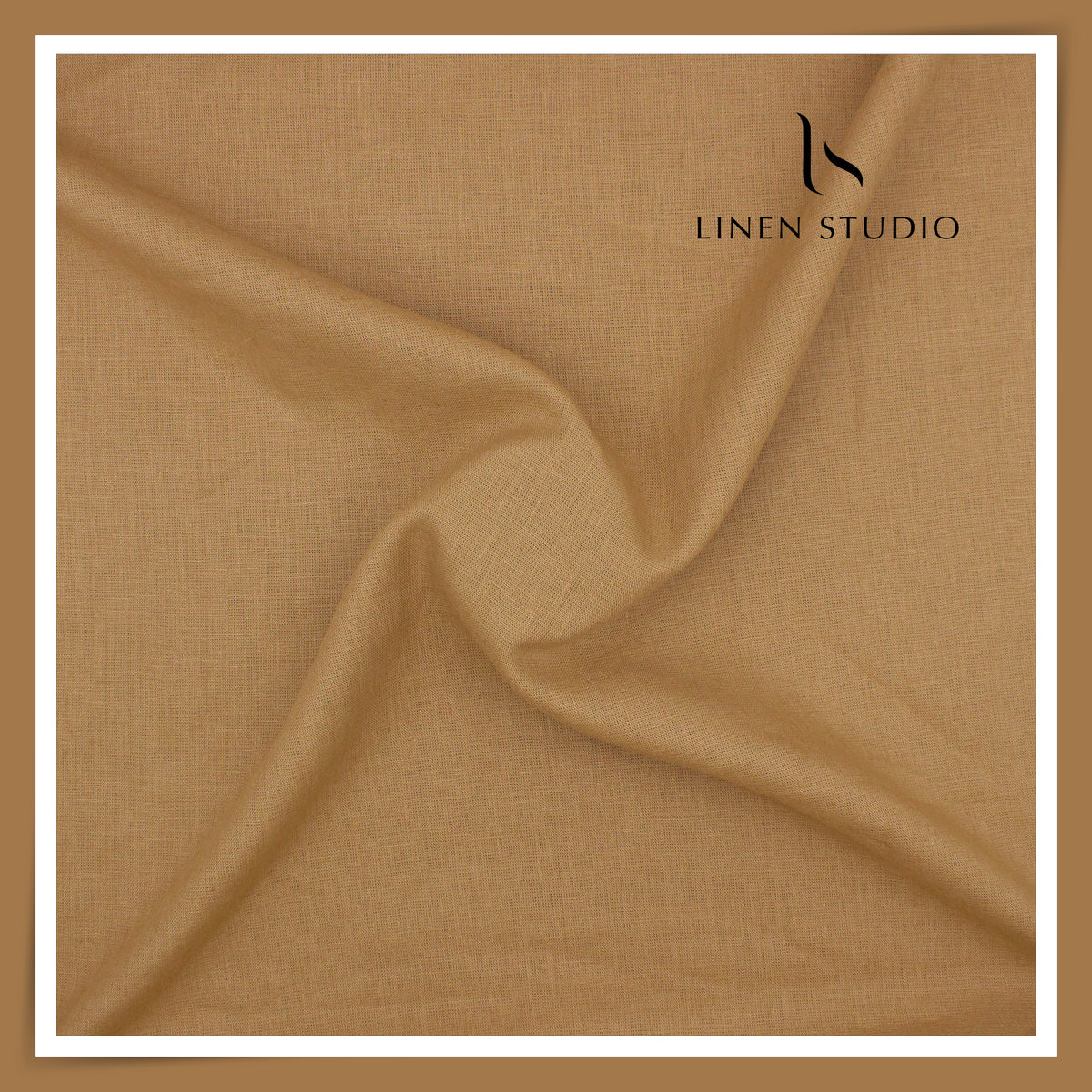 40 Lea Pure Linen Premium Suiting by Burgoyne Ireland - Toffee Brown (NEW)