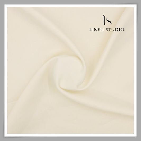 80 CM SUITING - BURGOYNE 40 LEA PURE LINEN SUITING CREAM EB 109 (FLAT RATE)