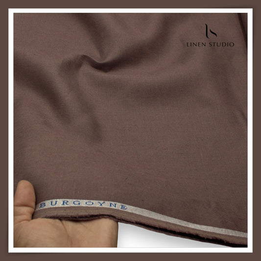 Burgoyne Pure Linen Premium 40 Lea Suiting - Delight Plum (NEW)