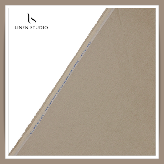 40 Lea Premium Linen Suiting by Burgoyne - Flaxen Natural (NEW)