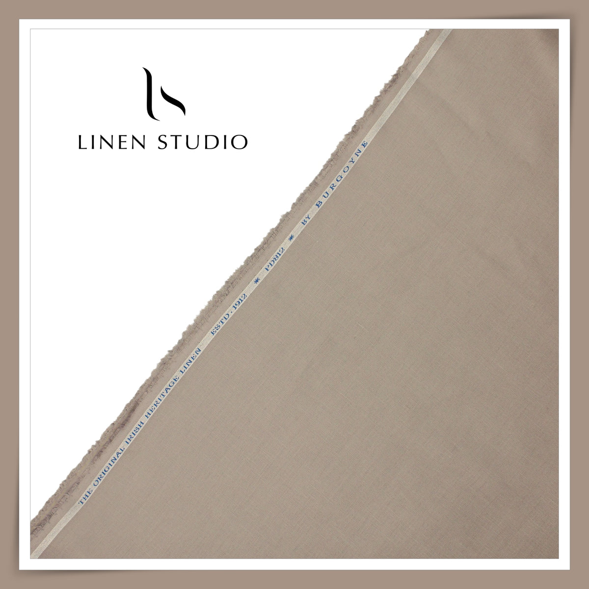 Burgoyne Pure Linen Premium 40 Lea Suiting - Koala (NEW)