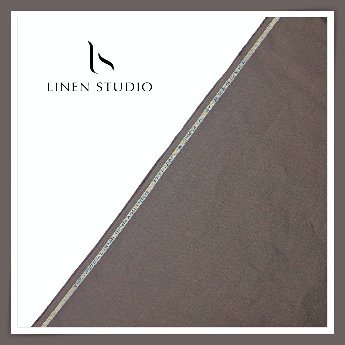 Burgoyne Pure Linen Premium 40 Lea Suiting - Lava (NEW)