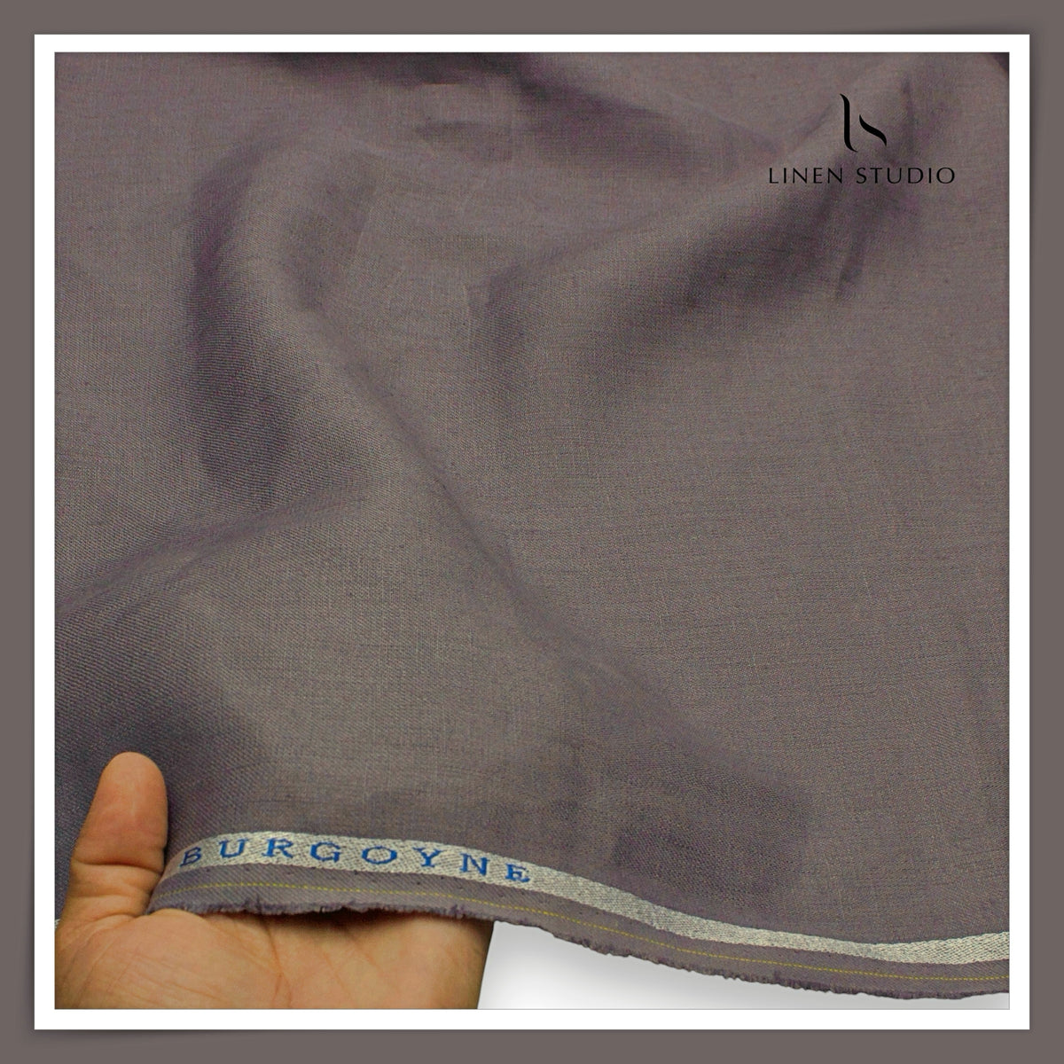 Burgoyne Pure Linen Premium 40 Lea Suiting - Lava (NEW)
