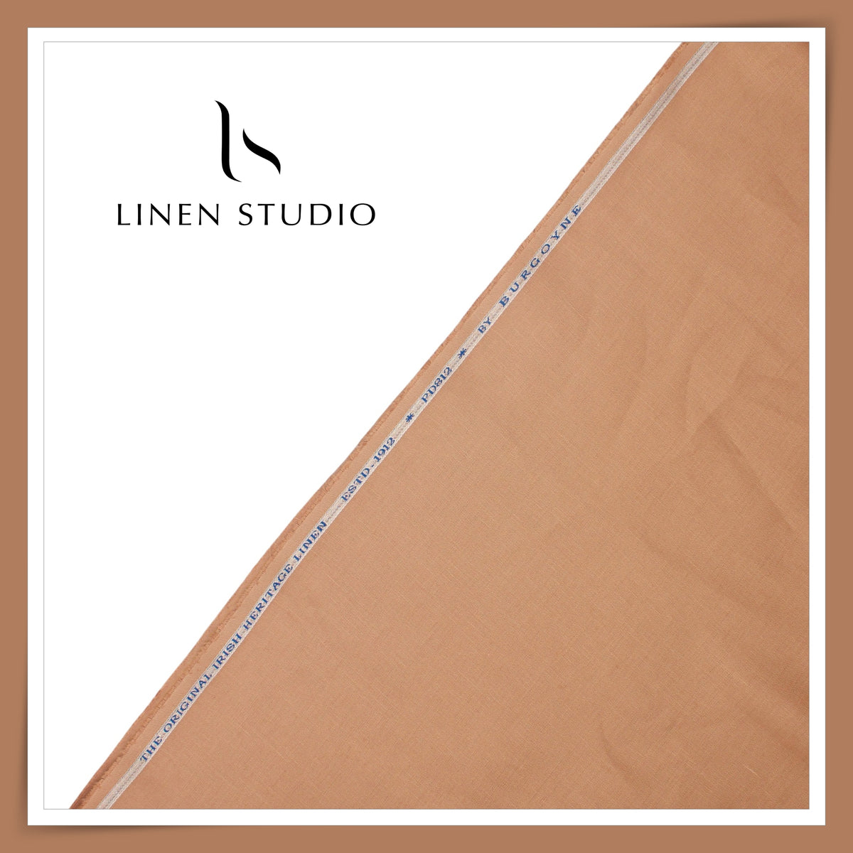 Burgoyne Pure Linen Premium 40 Lea Suiting - Rose Gold (NEW)