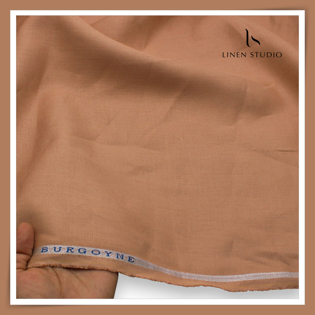 Burgoyne Pure Linen Premium 40 Lea Suiting - Rose Gold (NEW)