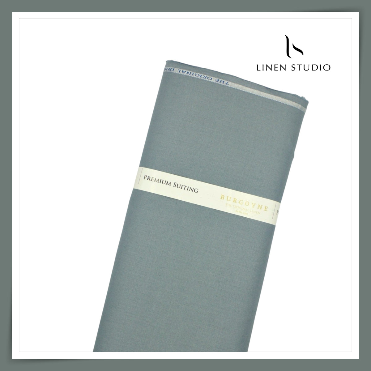 Burgoyne Pure Linen Premium 40 Lea Suiting - Ironside Grey (NEW)