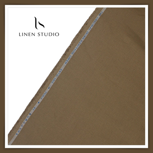 90 CM SUITING - BURGOYNE 40 LEA PURE LINEN SUITING EB 107 (FLAT RATE)
