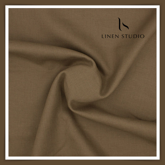 90 CM SUITING - BURGOYNE 40 LEA PURE LINEN SUITING EB 107 (FLAT RATE)