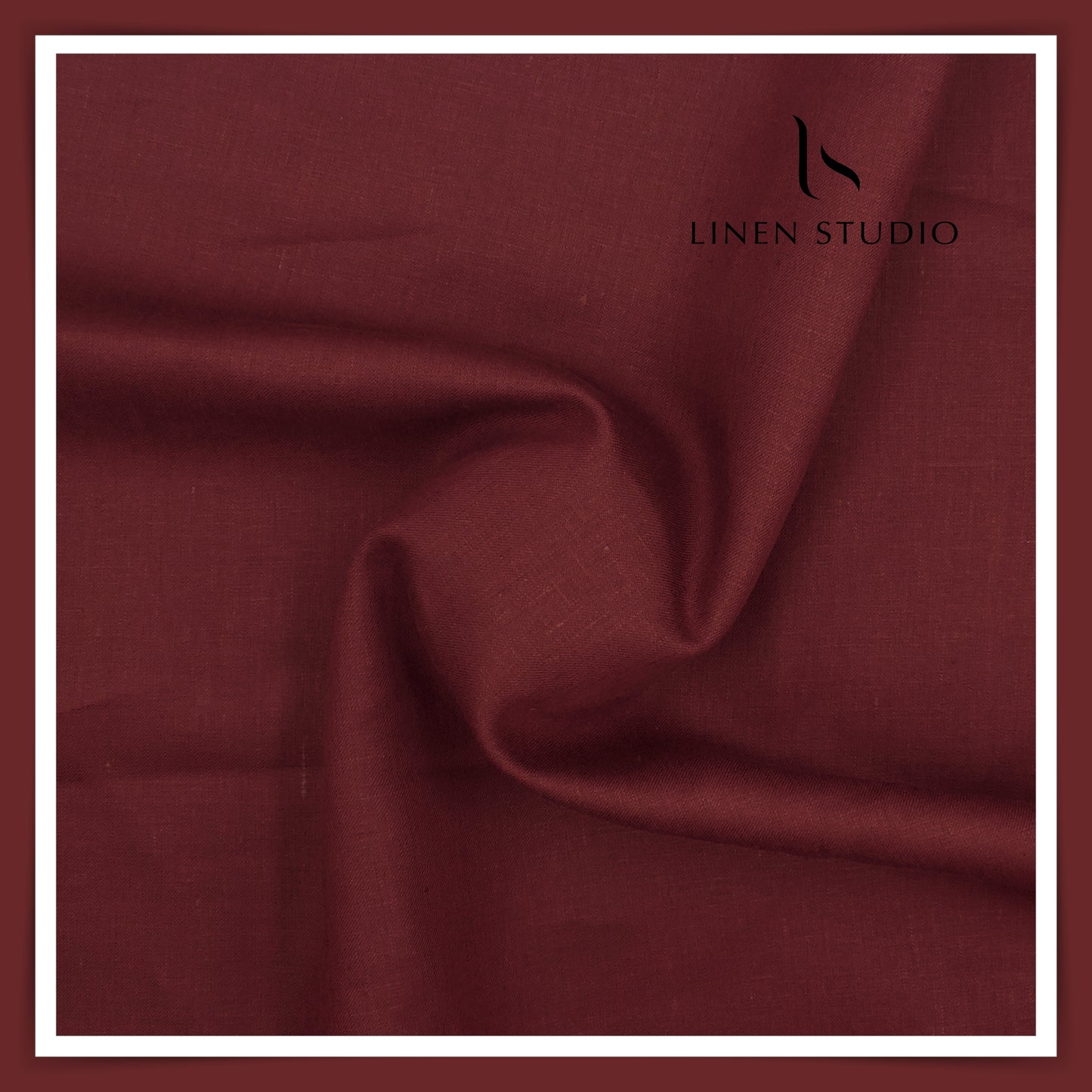 Burgoyne Premium Linen Suiting - Berry Wine (Summer Collection)