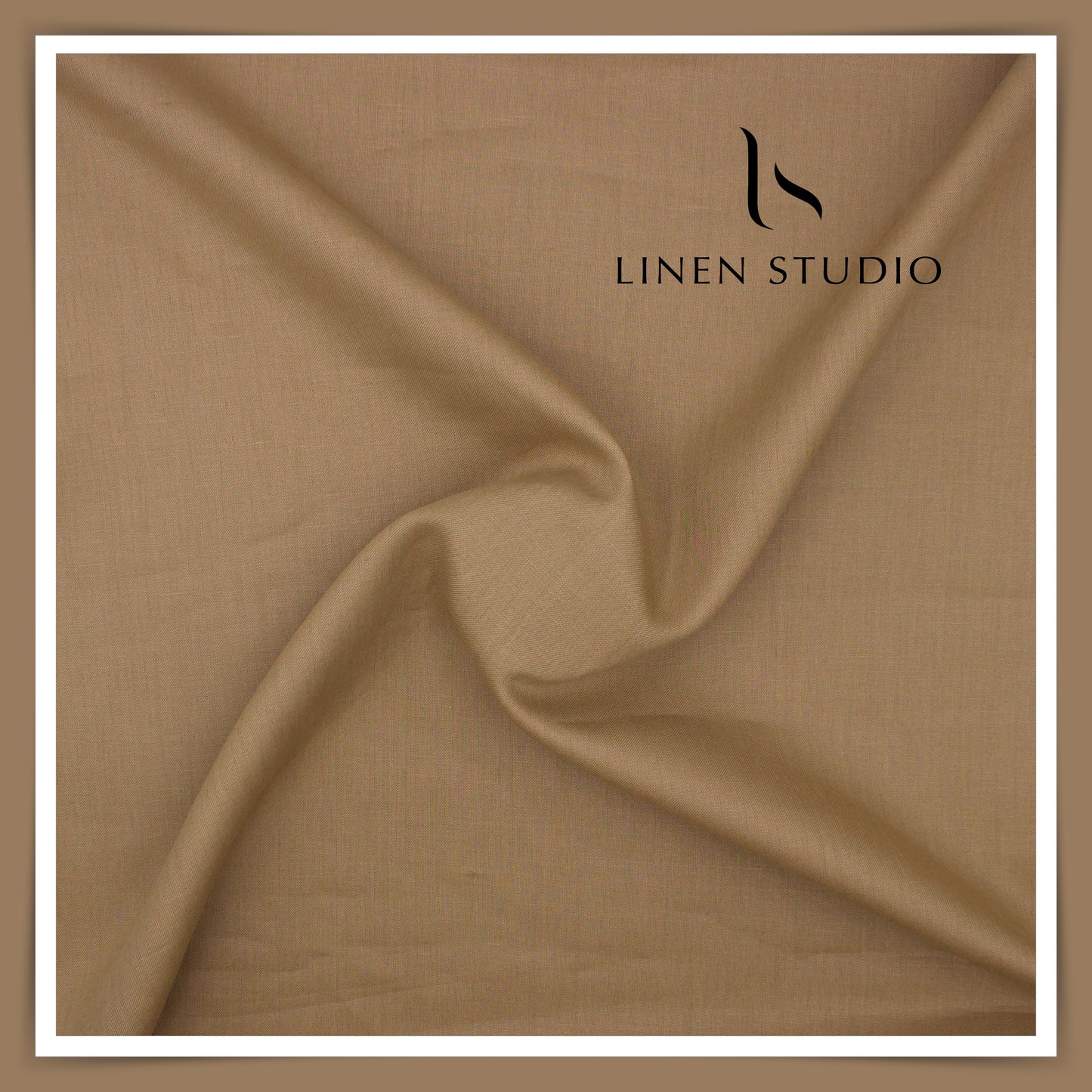 40 Lea Pure Linen Premium Suiting by Burgoyne Ireland - French Beige (NEW)