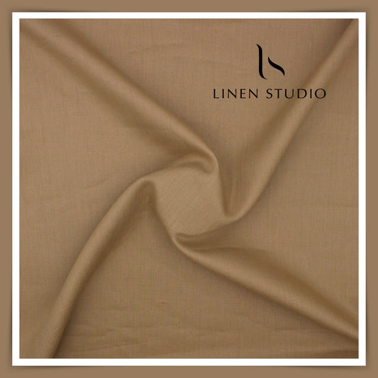 40 Lea Pure Linen Premium Suiting by Burgoyne Ireland - French Beige (NEW)