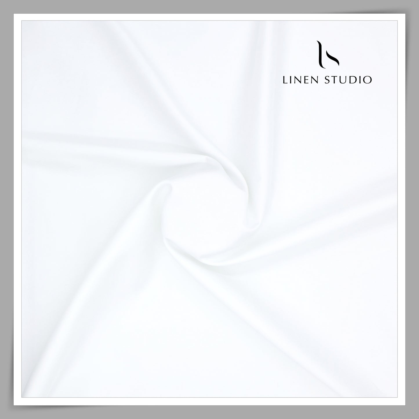 100% Giza Cotton Shirting by Burgoyne Ireland - White (NEW) (Fastest Selling)