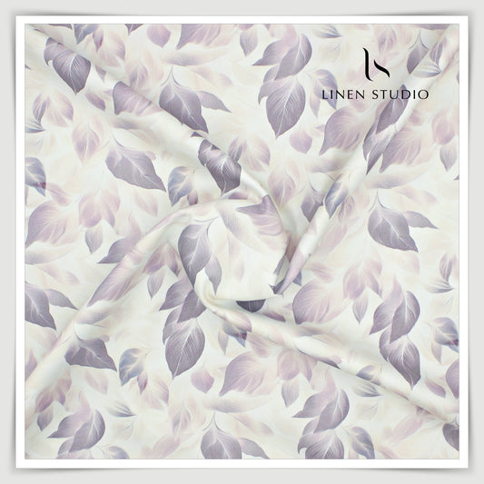 100% Giza Cotton Digital Printed by Burgoyne Ireland - Shades of Purple (NEW)