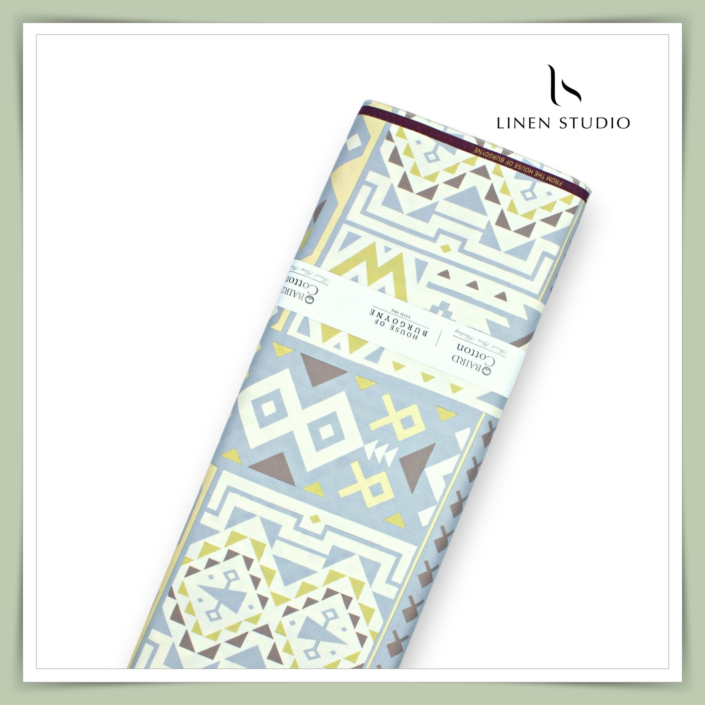 100% Giza Cotton Digital Printed by Burgoyne Ireland - Abstract Shapes (NEW)