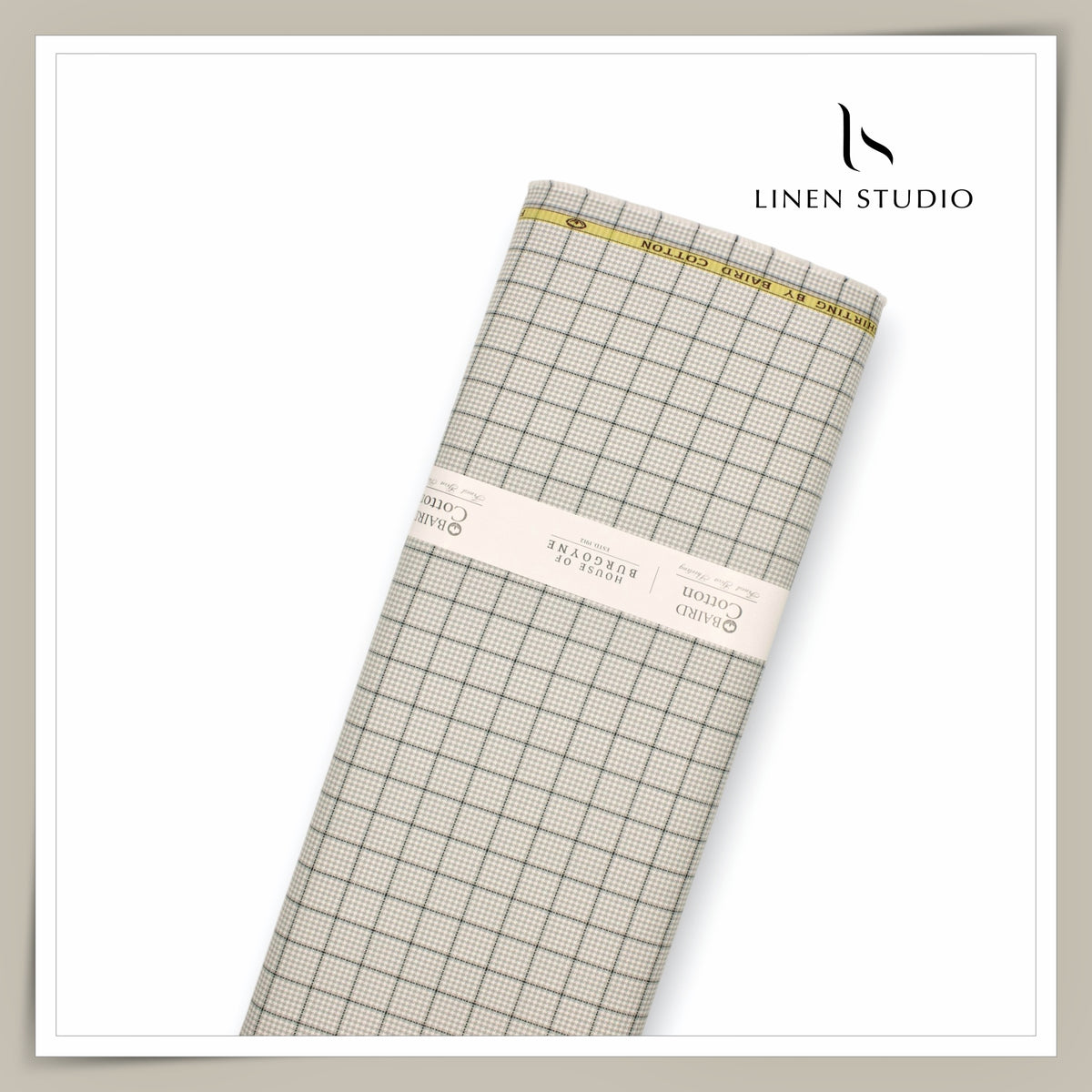 100% Finest Giza Cotton Shirting by Burgoyne - Portland 51509 (NEW)