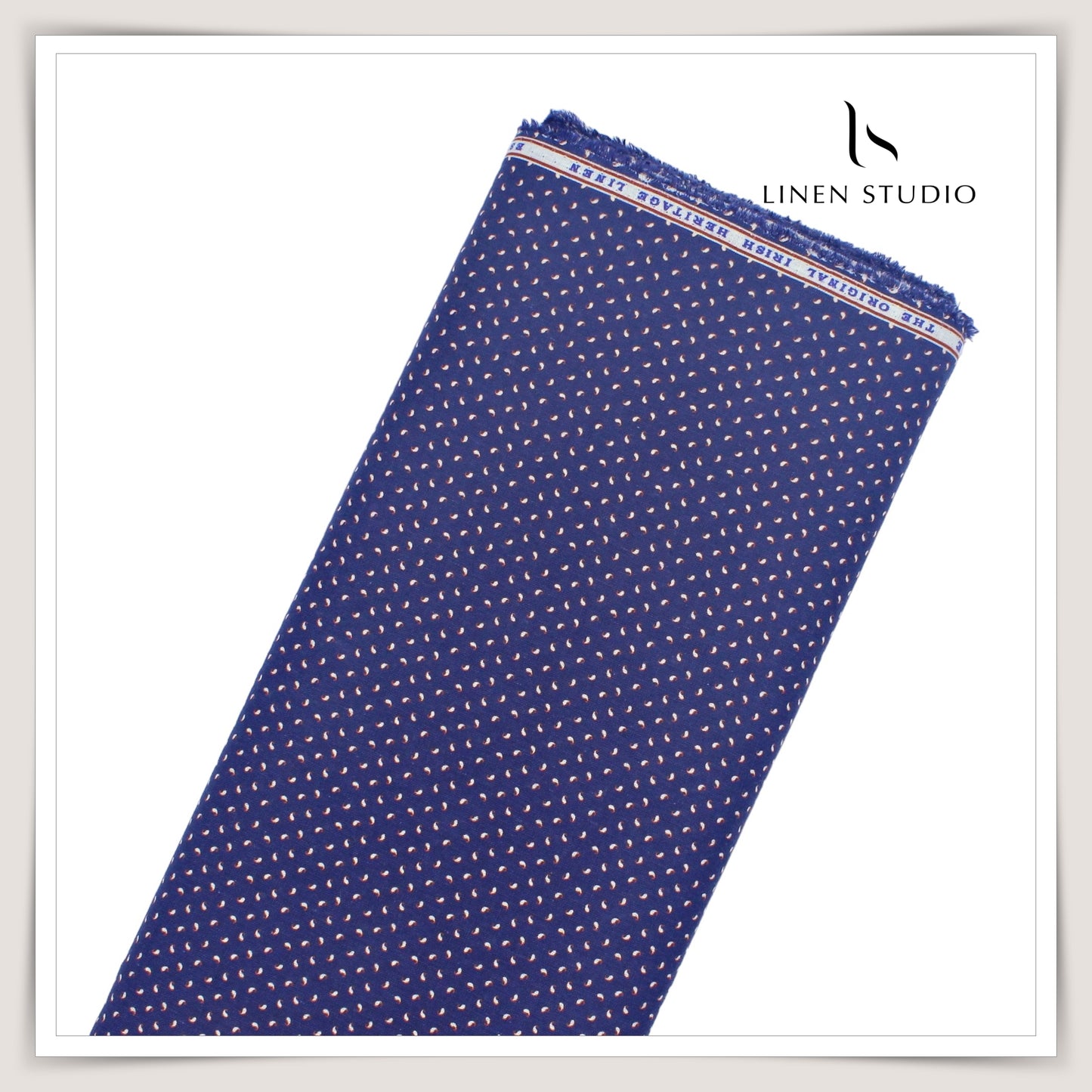 Burgoyne Pure Linen Digital Print - Nil Bindhu (60% SALE)