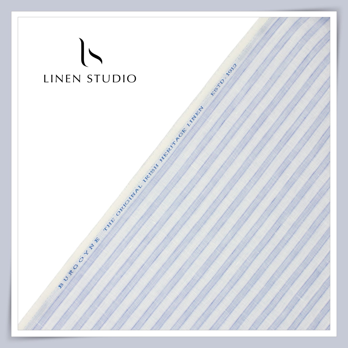 60 Lea Pure Linen Shirting by Burgoyne - 22820/01 (NEW) (Limited Stock)