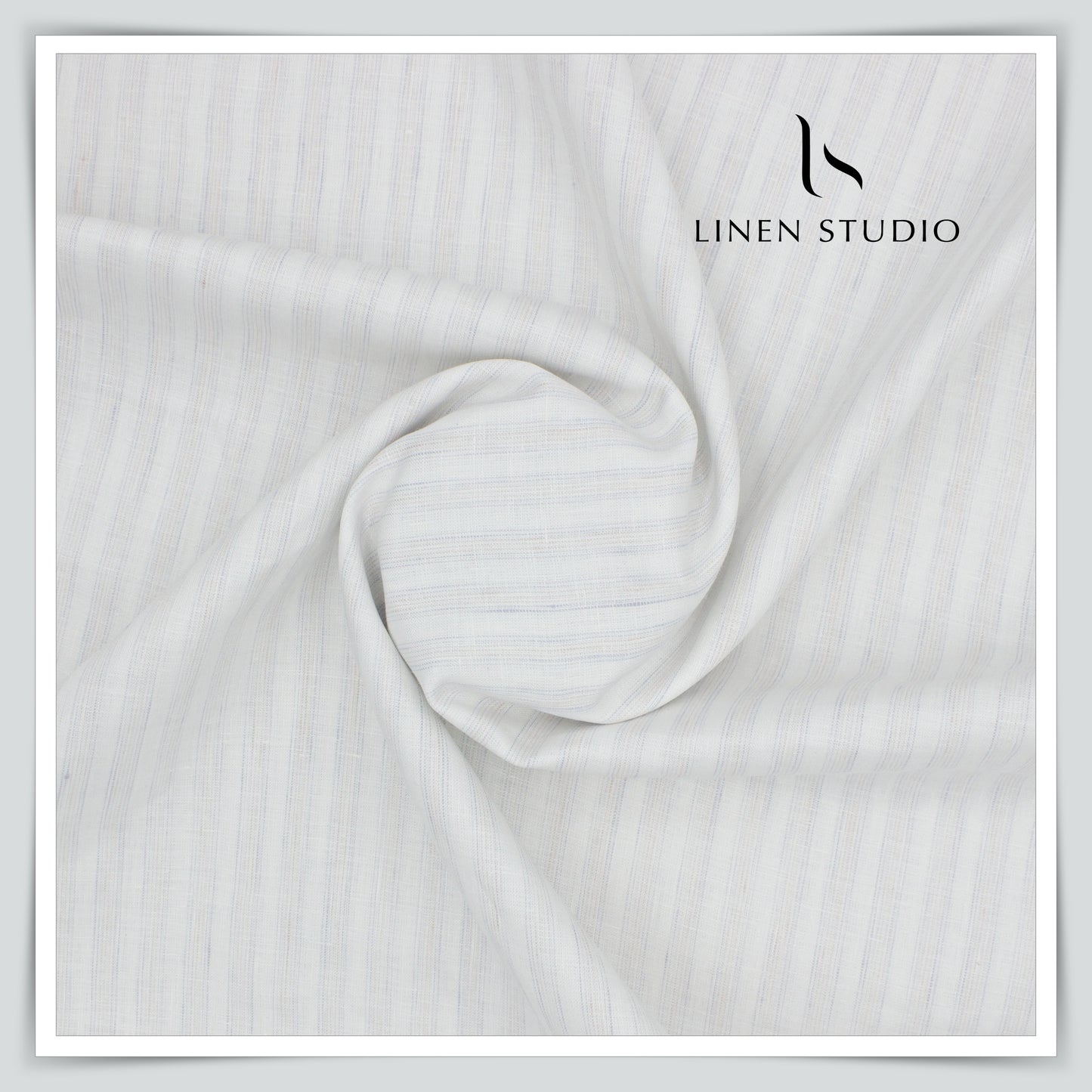 Burgoyne 80 Lea Luxury Shirting - Off White - Linen Studio