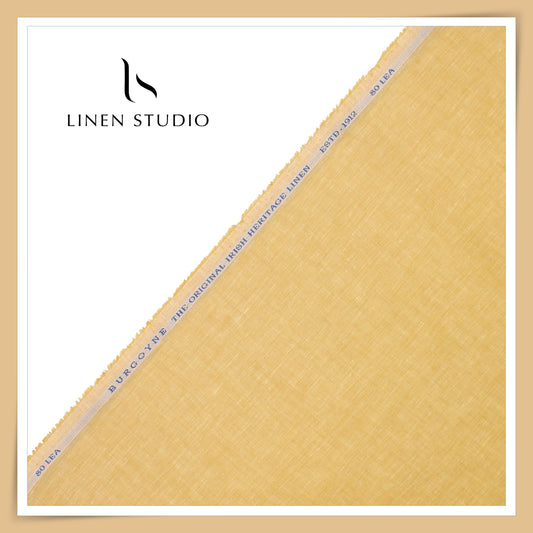 80 Lea Premium Shirting by Burgoyne - Golden Yellow (NEW)